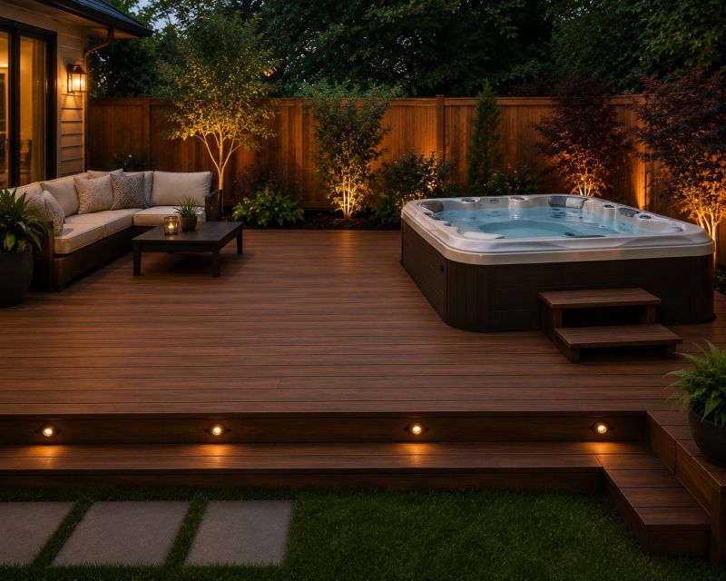 Hot Tub Deck Installation in Norwalk, CT