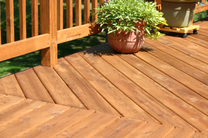 Redwood Deck Installation in Boston, MA