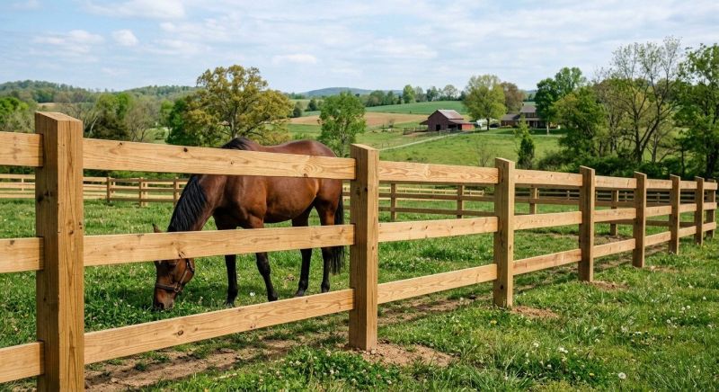 Stable Fencing Installation in Roseville, CA