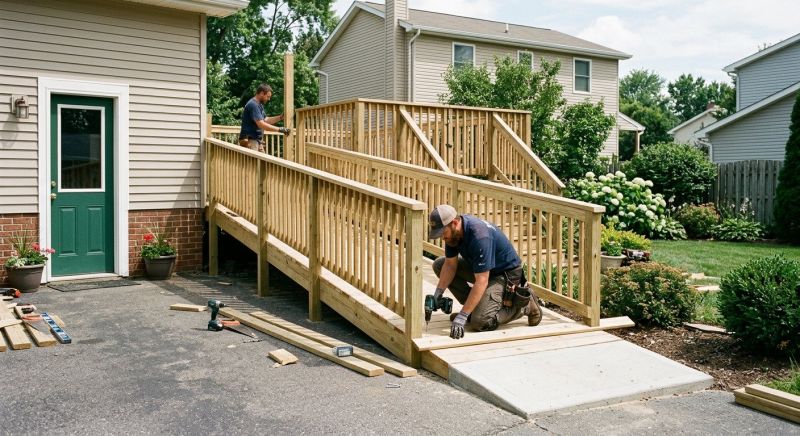 Wood Ramp Construction in Kansas City, KS